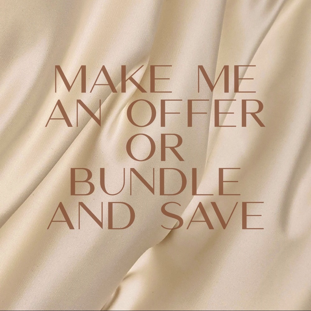 Make an offer or Bundle and Save